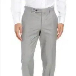 Ted Baker Jefferson Flat Front Wool Dress Pants 32R Inseam 31 - 07-24